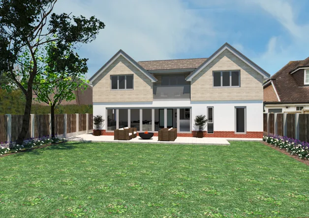 1206 Planning Render Rear Slate Roof